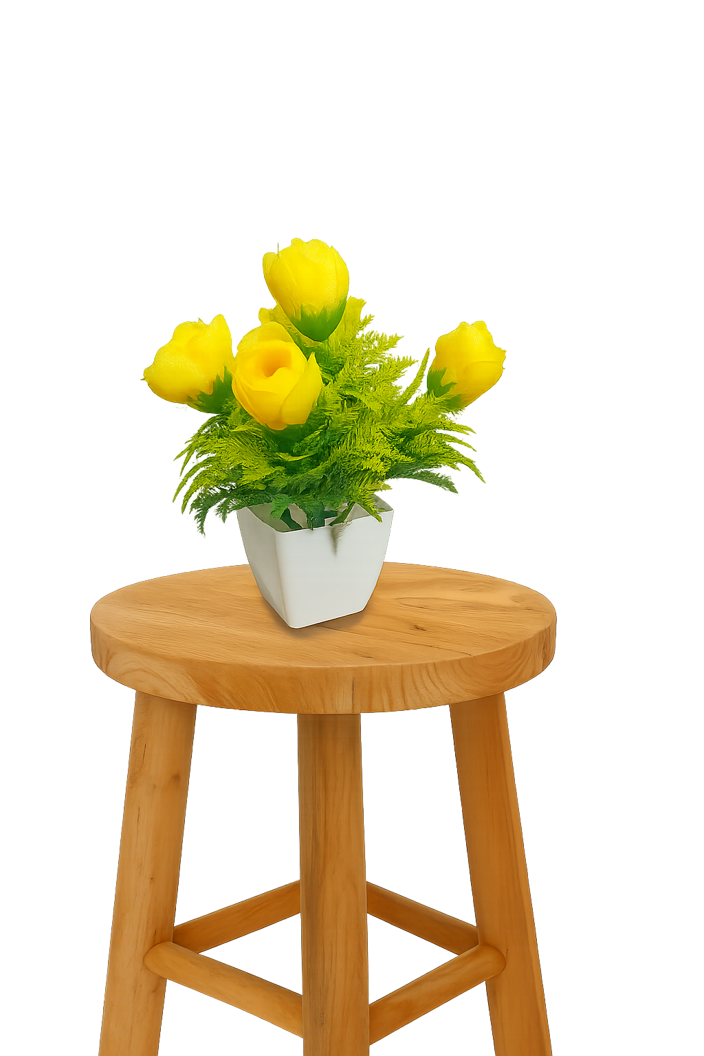 Artificial Flower with Pots set of 1.