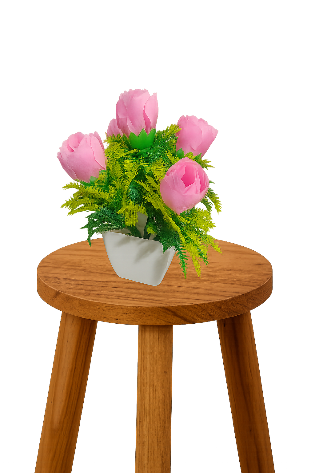 Artificial Flower with Pots set of 1.