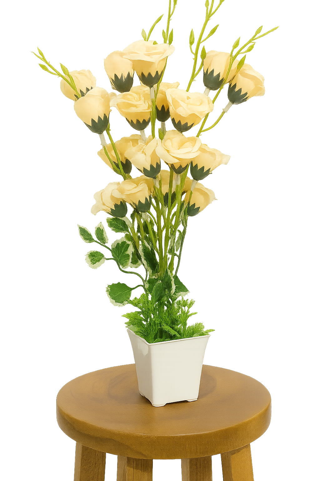 Artificial Flower with Pots set of 1.