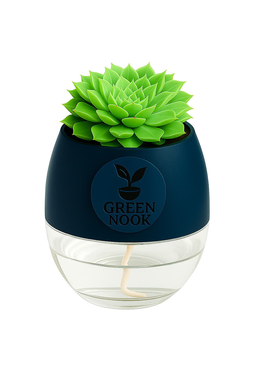 original Lakshmi Kamal indoor plant with self watering pot vasthu plant.