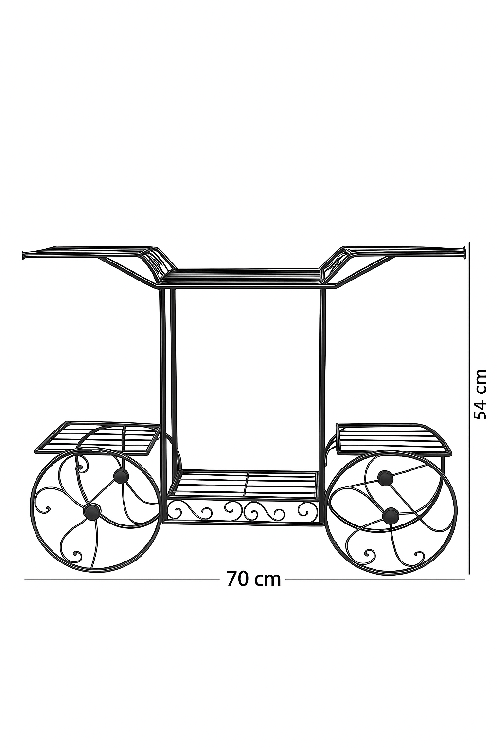 Indoor and outdoor Metal stand.