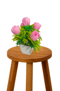 Artificial Flower with Pots set of 1.