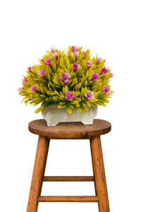 Artificial Flower with Pots set of 1.