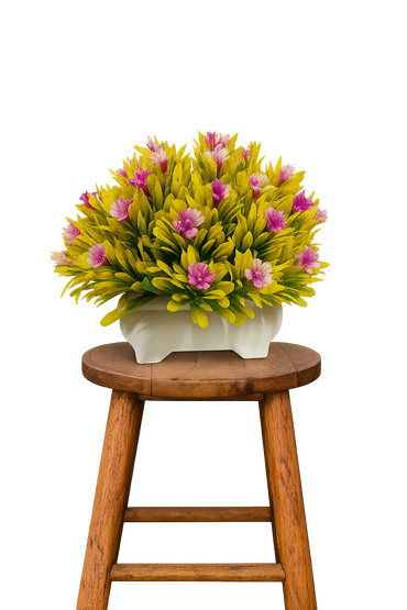 Artificial Flower with Pots set of 1.