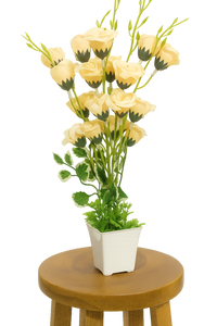 Artificial Flower with Pots set of 1.