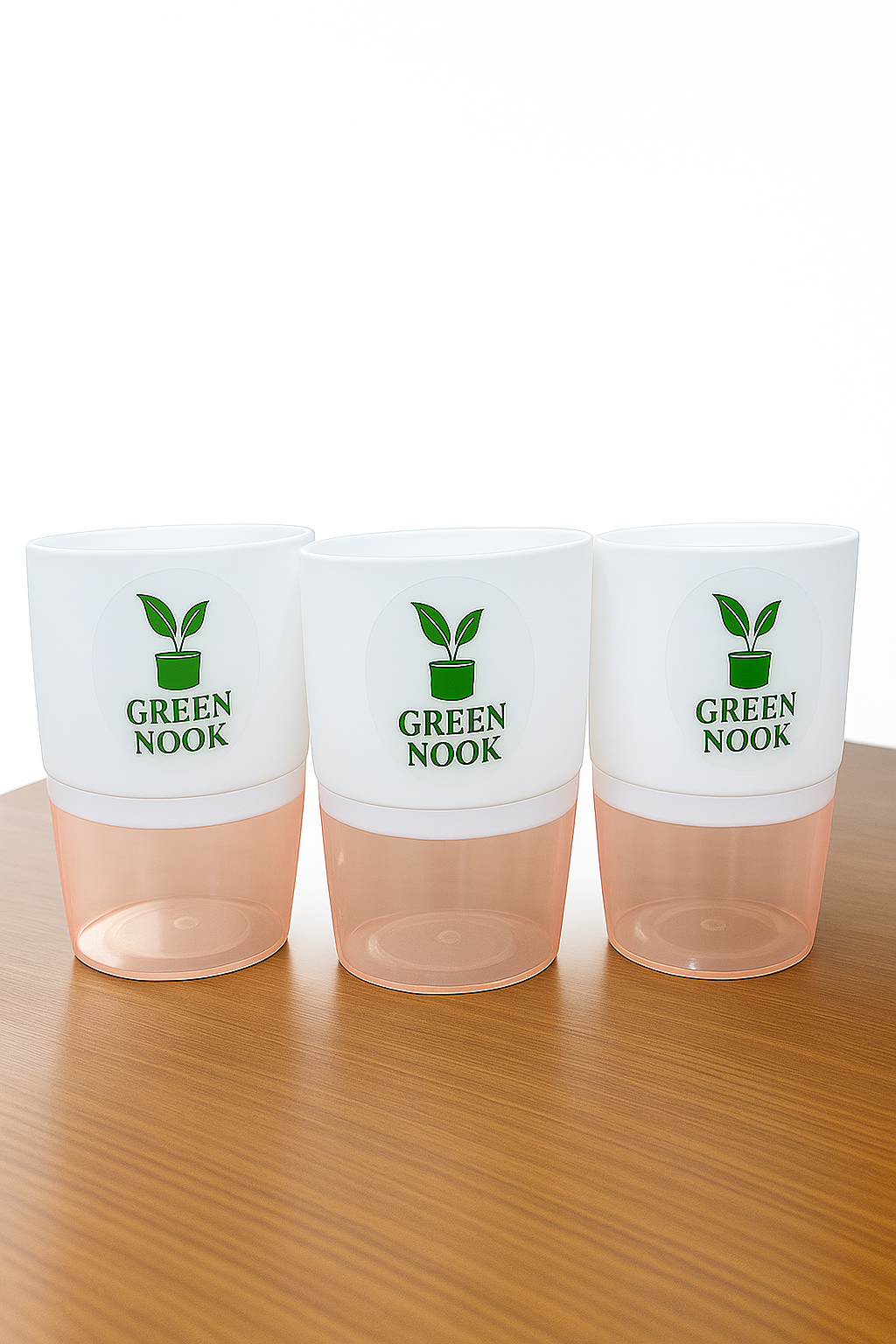 Self Watering Pot for indoor plants -Terry type-Pack of 3.