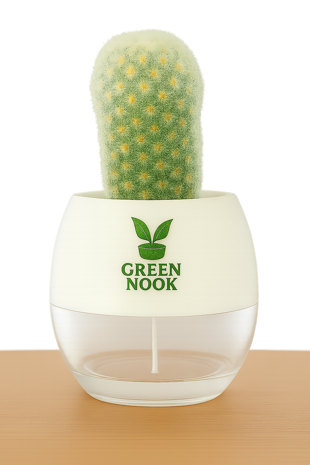 Cactus plants live air  purifying indoor plant with self watering pot