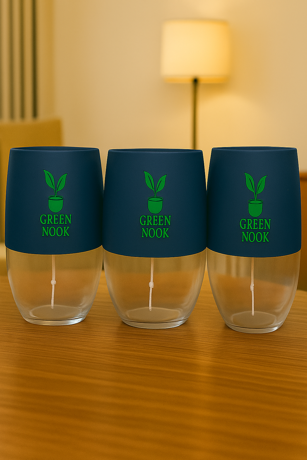 Self Watering Pot for indoor plants -Genny type-Pack of 3.