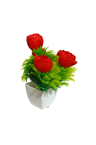 Artificial Flower with Pot.