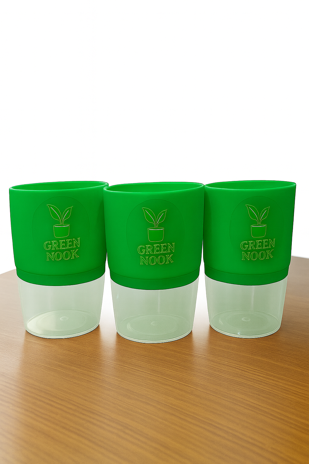 Self Watering Pot for indoor plants -Terry type-Pack of 3.