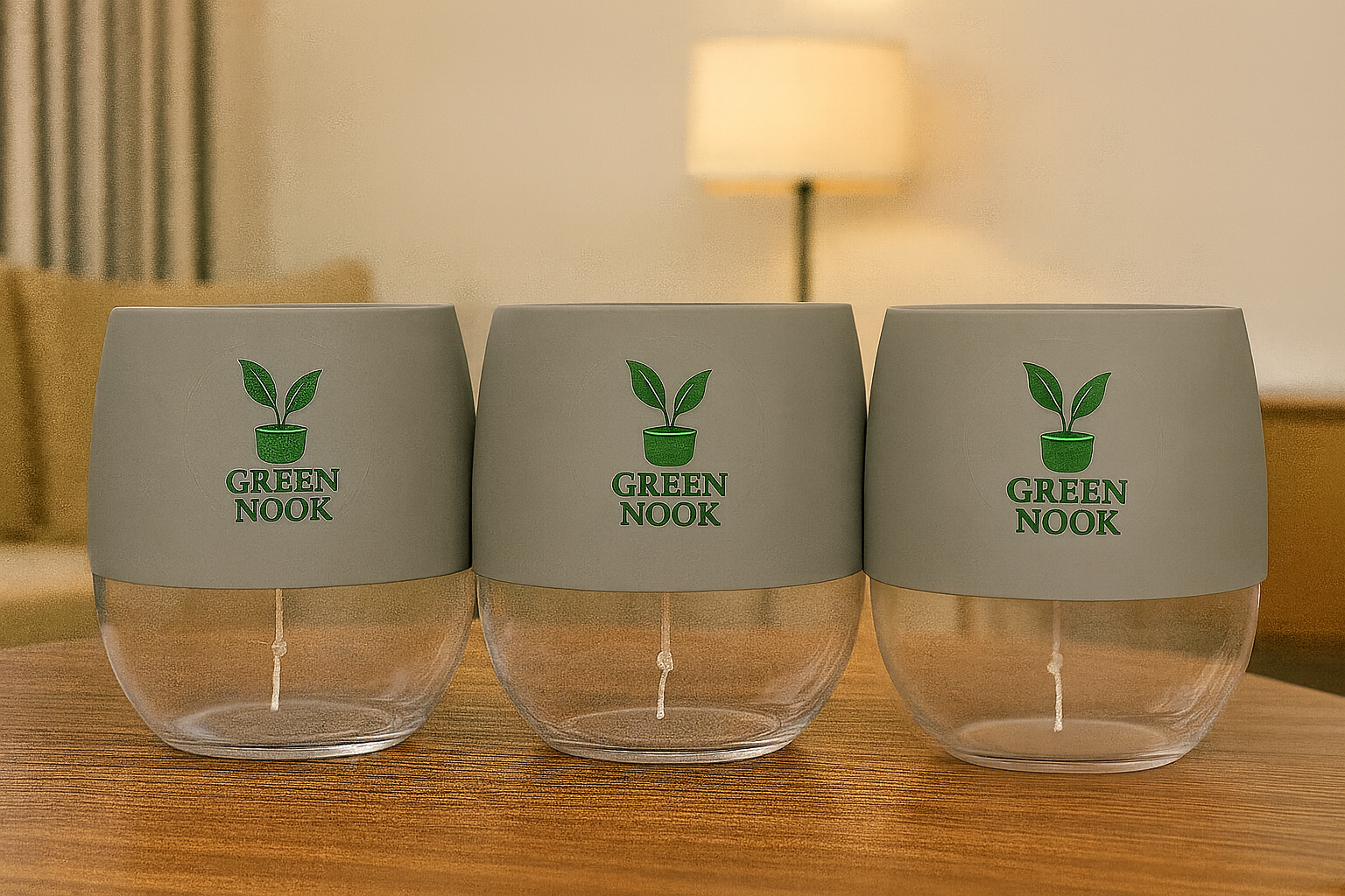 Self Watering Pot for indoor plants -Genny type-Pack of 3.