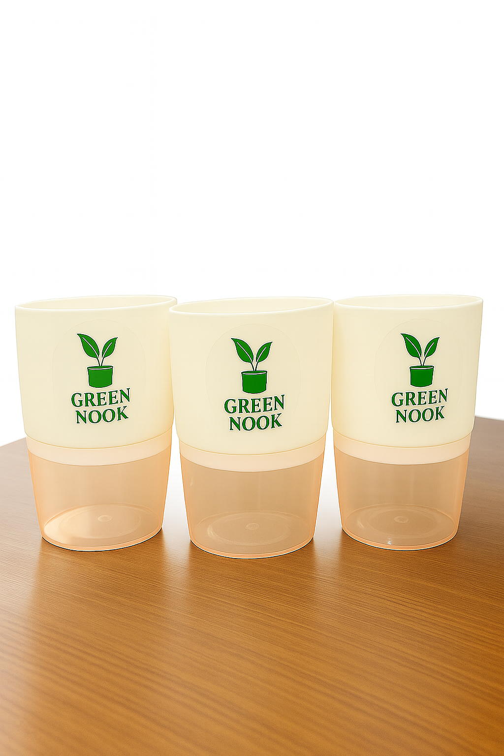 Self Watering Pot for indoor plants -Terry type-Pack of 3.