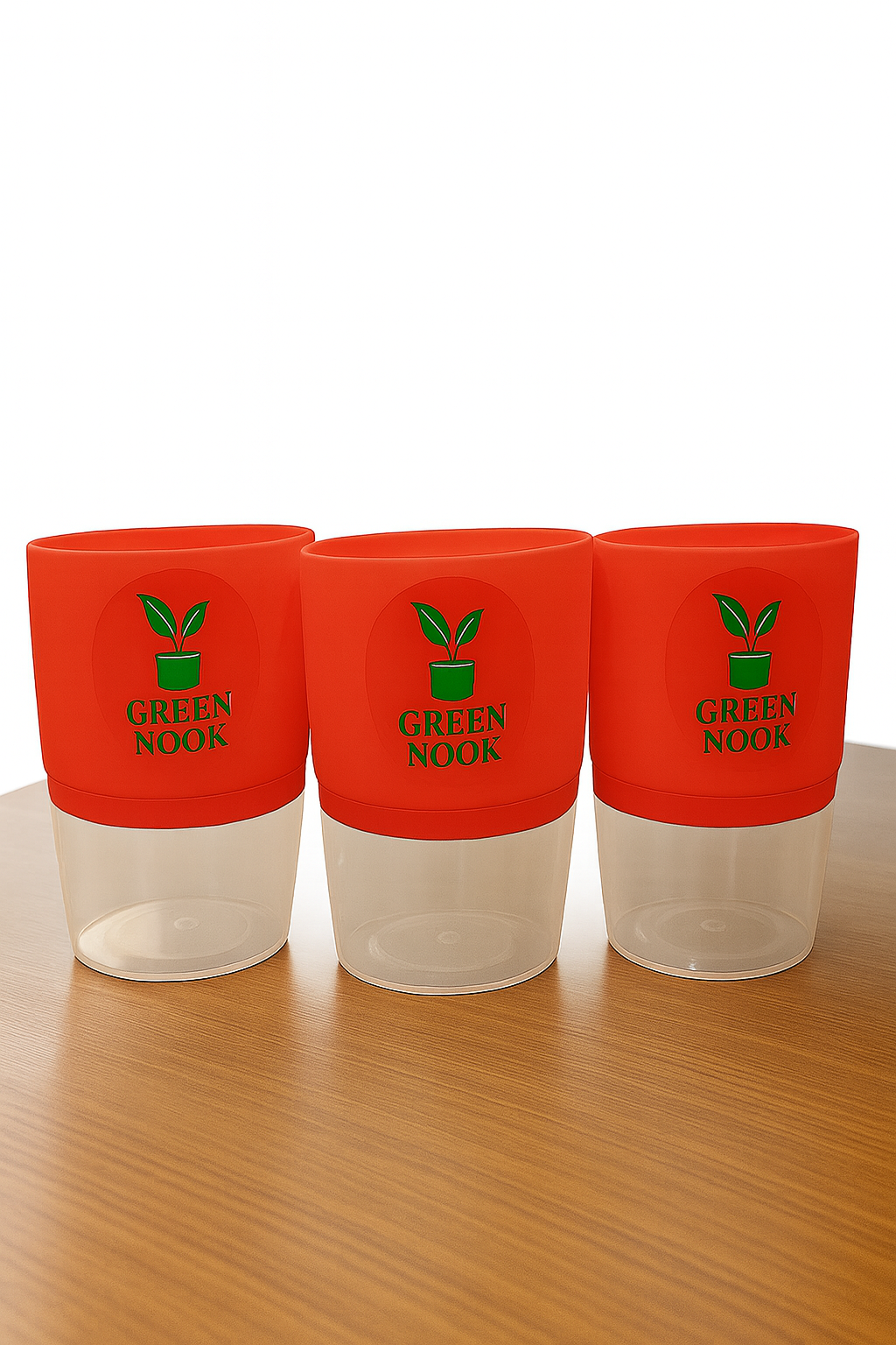 Self Watering Pot for indoor plants -Terry type-Pack of 3.