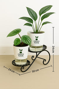 Indoor and outdoor Metal stand.